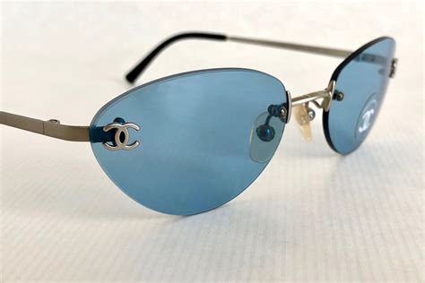 limited sunglasses vintage chanel|Chanel sunglasses with clear sides.